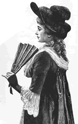 Woman with fan